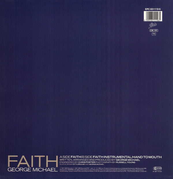 George Michael : Faith (12", Maxi)