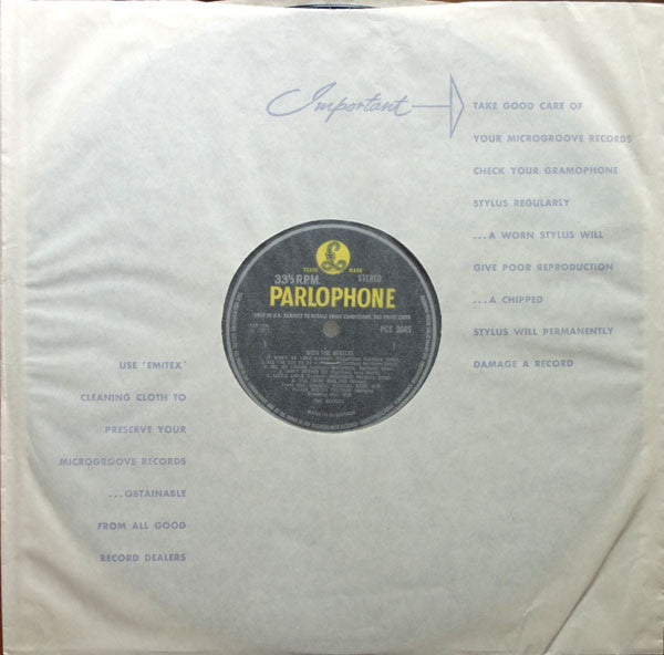 The Beatles : With The Beatles (LP, Album, RE)