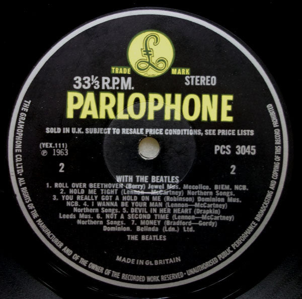 The Beatles : With The Beatles (LP, Album, RE)