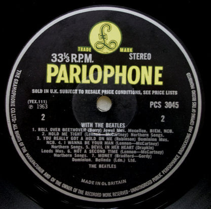 The Beatles : With The Beatles (LP, Album, RE)