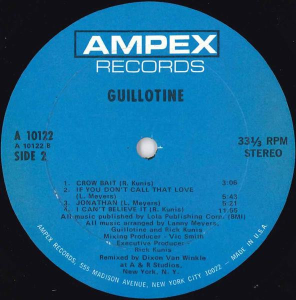 Guillotine (3) : Guillotine (LP, Album)