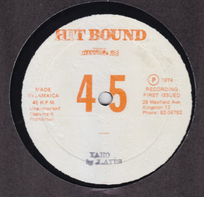 The Jays, Ranking Trevor : Truly / Yaho (12", Maxi, Single)