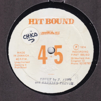 The Jays, Ranking Trevor : Truly / Yaho (12", Maxi, Single)