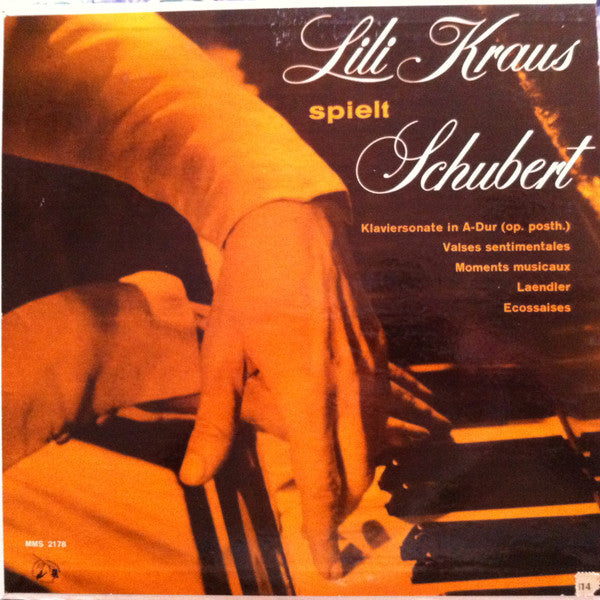 Lili Kraus / Franz Schubert : Lili Kraus Spielt Schubert (LP, Mono)