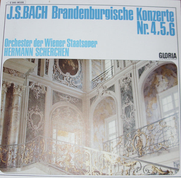 Johann Sebastian Bach, Orchester Der Wiener Staatsoper, Hermann Scherchen : Brandenburgische Konzerte Nr. 4, 5, 6 (LP)