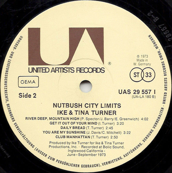 Ike & Tina Turner : Nutbush City Limits (LP, Album)