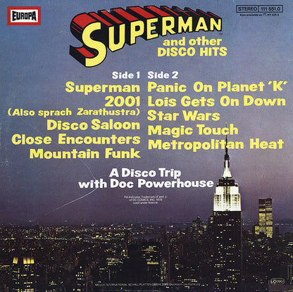 Doc Powerhouse : Superman And Other Disco Hits (LP)