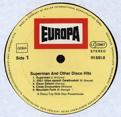 Doc Powerhouse : Superman And Other Disco Hits (LP)