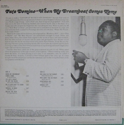 Fats Domino : When My Dreamboat Comes Home (LP, Comp, RE)