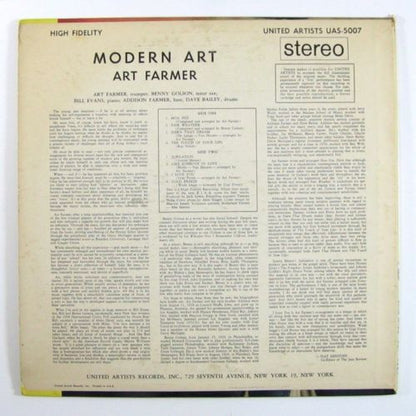 Art Farmer : Modern Art (LP, Album)