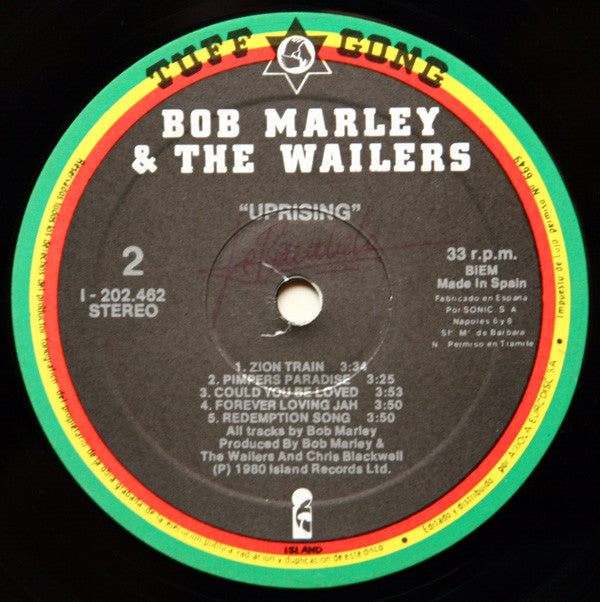 Bob Marley & The Wailers : Uprising (LP, Album)