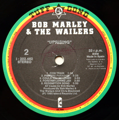 Bob Marley & The Wailers : Uprising (LP, Album)