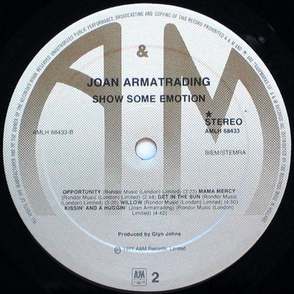 Joan Armatrading : Show Some Emotion (LP, Album)