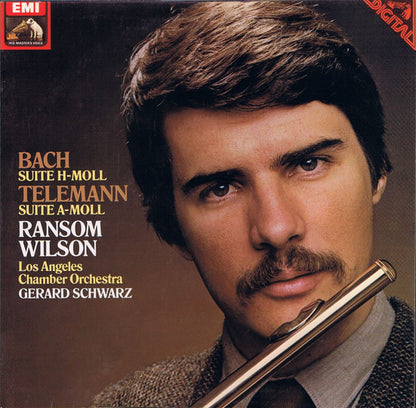 Johann Sebastian Bach  / Georg Philipp Telemann  / Ransom Wilson  / The Los Angeles Chamber Orchestra, Gerard Schwarz : Suite In H-Moll / Suite In A-Moll (LP)