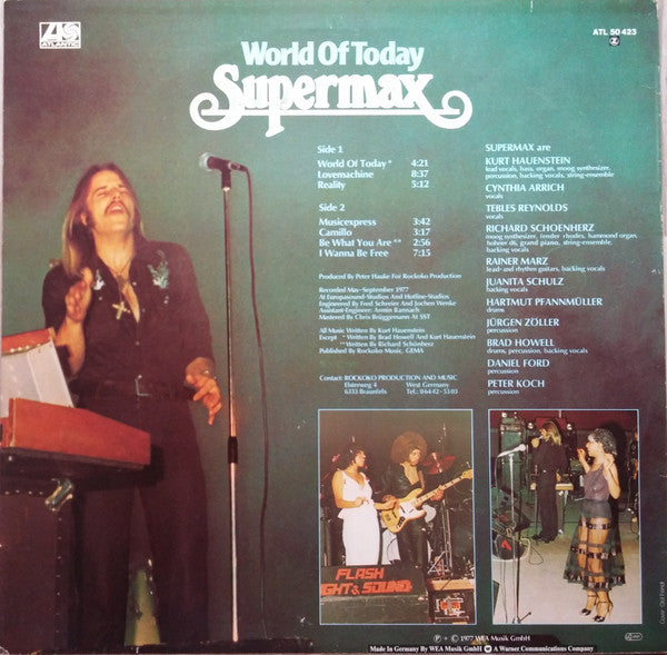 Supermax : World Of Today (LP, Album)