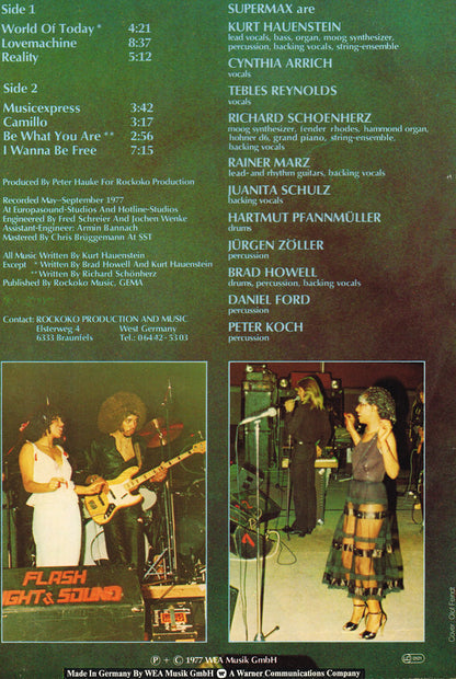 Supermax : World Of Today (LP, Album)