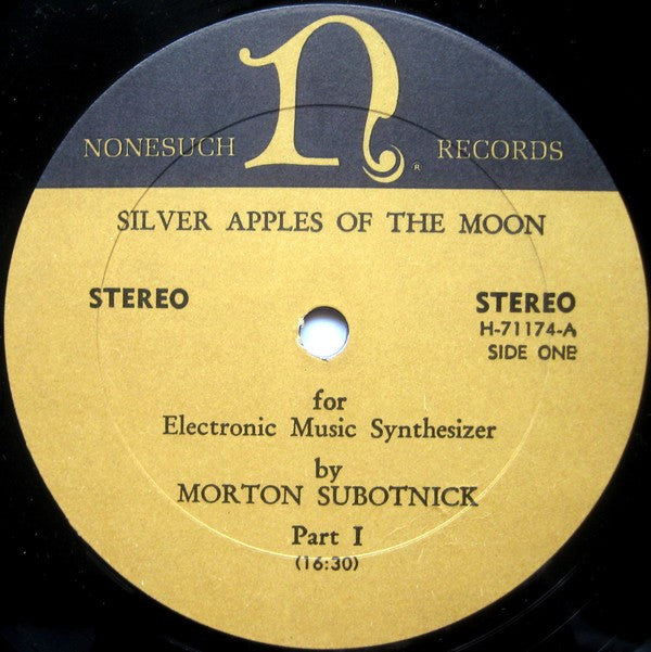 Morton Subotnick : Silver Apples Of The Moon (LP, Album, All)