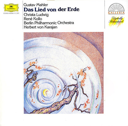 Gustav Mahler – Christa Ludwig, René Kollo, Berliner Philharmoniker, Herbert von Karajan : Das Lied Von Der Erde (LP, RE, RM)
