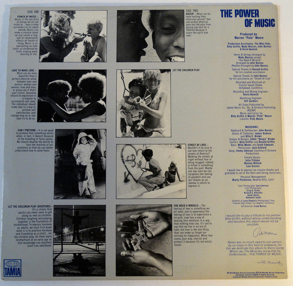 The Miracles : The Power Of Music (LP, Album)