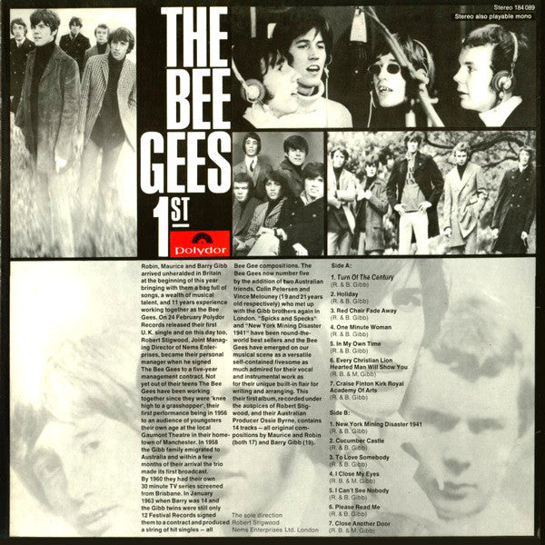 Bee Gees : Bee Gees' 1st (LP, Album)