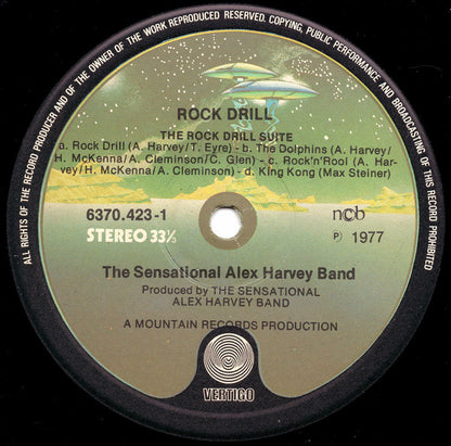 The Sensational Alex Harvey Band : Rock Drill (LP, Album, - W)