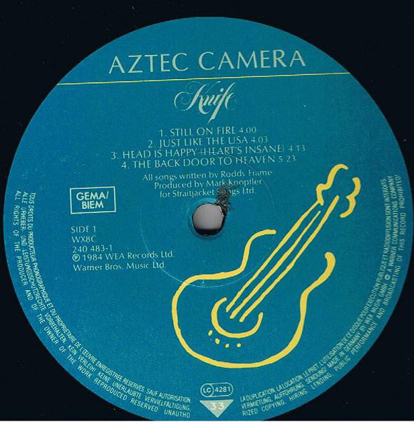 Aztec Camera : Knife (LP, Album)