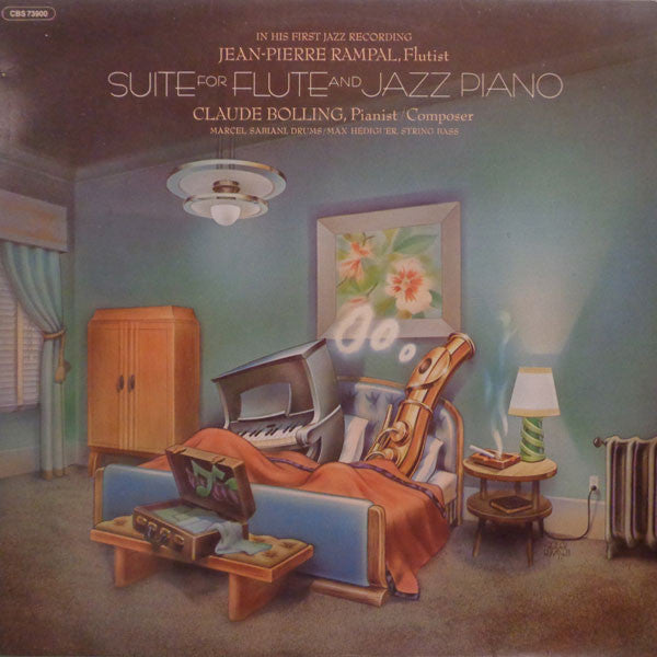 Jean-Pierre Rampal / Claude Bolling : Suite For Flute And Jazz Piano (LP, Album, RE)