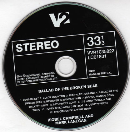 Isobel Campbell & Mark Lanegan : Ballad Of The Broken Seas (CD, Album)