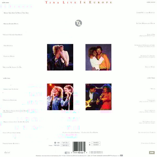 Tina Turner : Tina Live In Europe (2xLP, Album, Gat)