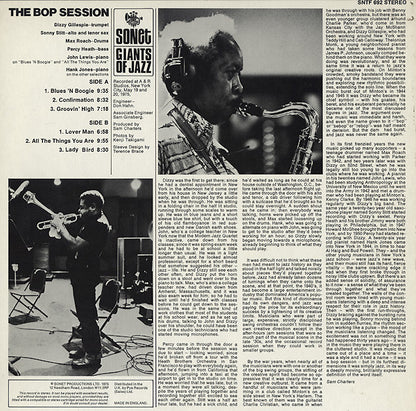 Dizzy Gillespie / Sonny Stitt / John Lewis (2) / Percy Heath / Max Roach / Hank Jones : The Bop Session (LP, Album)