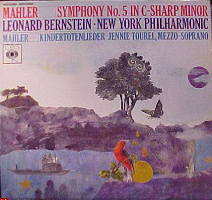 Gustav Mahler, Leonard Bernstein, New York Philharmonic : Symphony No. 5 In C-Sharp Minor / Kindertotenlieder (LP, Album)