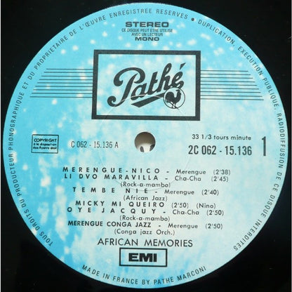 Various : African Memories (LP, Comp)