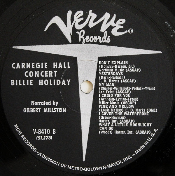 Billie Holiday : The Essential Billie Holiday - Carnegie Hall Concert Recorded Live (LP, Album, RE, RM, Gat)