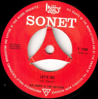 Sir Henry & His Butlers : Let's Go (7", Single, Bro)