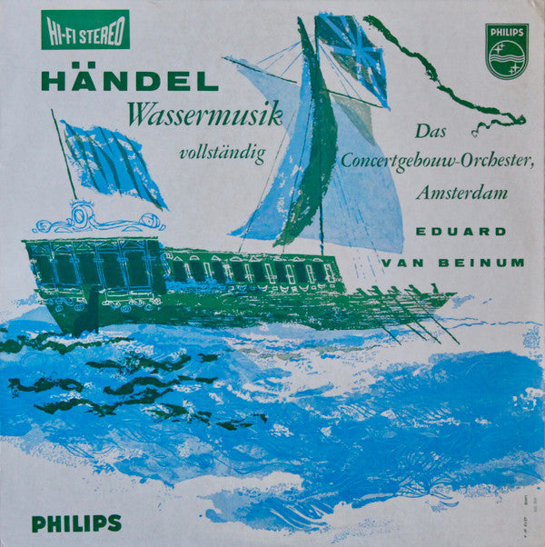 Georg Friedrich Händel / Concertgebouworkest, Eduard van Beinum : Water Music (LP, RE)