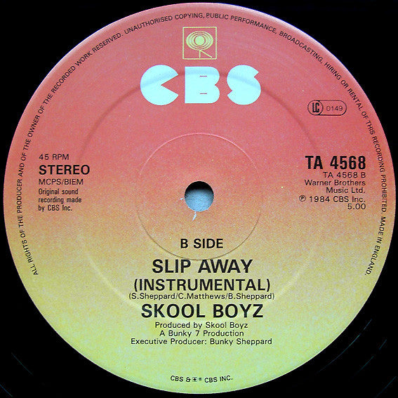 Skool Boyz : Slip Away (12", Single)