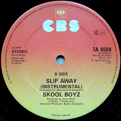 Skool Boyz : Slip Away (12", Single)