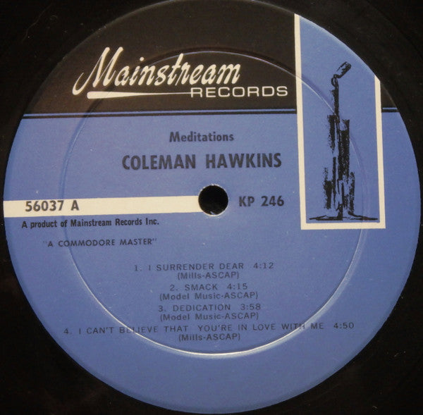 Coleman Hawkins : Meditations (LP, Album, Comp, RM)