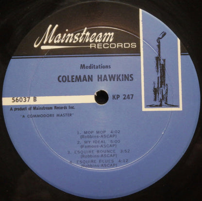 Coleman Hawkins : Meditations (LP, Album, Comp, RM)