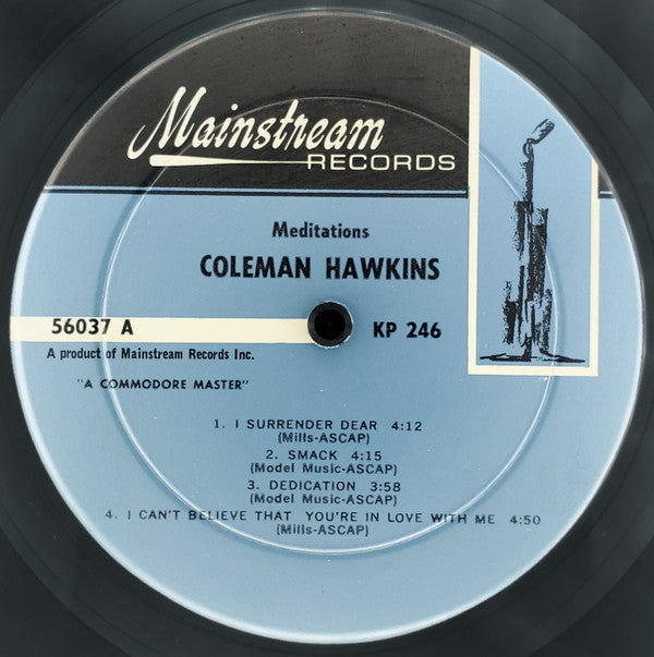 Coleman Hawkins : Meditations (LP, Album, Comp, RM)