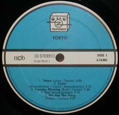 Tokyo (4) : Tokyo (LP, Album)