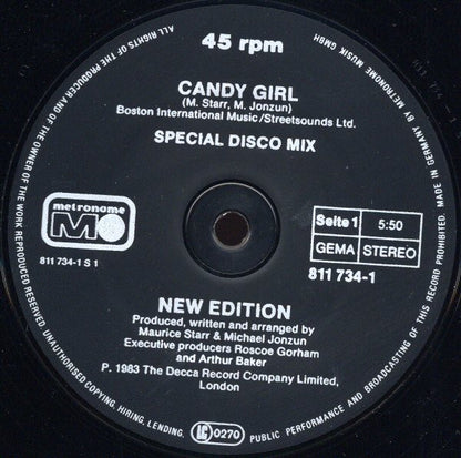 New Edition : Candy Girl (12", Maxi)