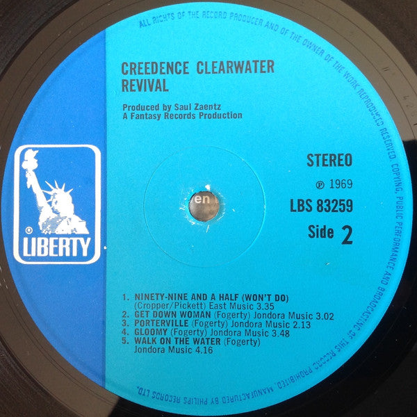 Creedence Clearwater Revival : Creedence Clearwater Revival (LP, Album)