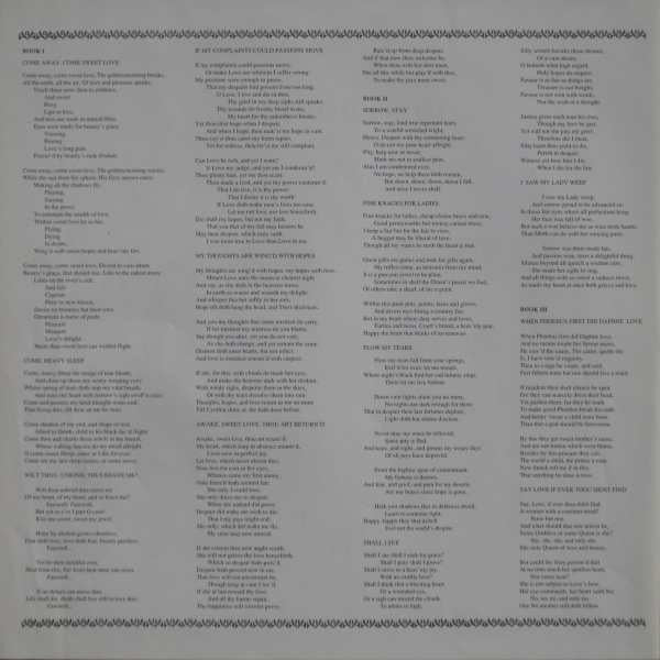 John Dowland, Nigel Rogers (2), Paul O'Dette : Songs For Tenor And Lute (LP, Album)