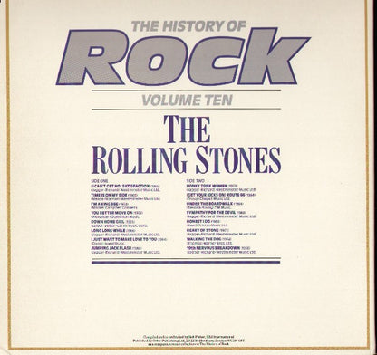 The Rolling Stones : The History Of Rock (Volume Ten) (LP, Comp, Mono)