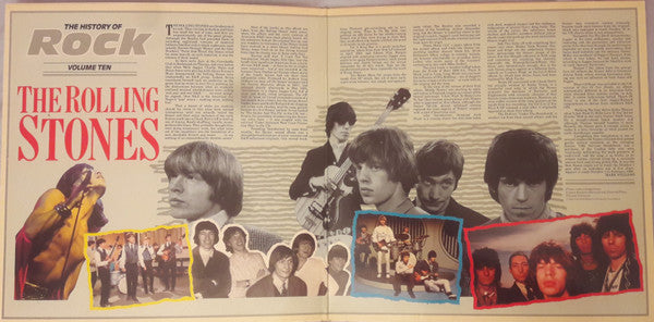 The Rolling Stones : The History Of Rock (Volume Ten) (LP, Comp, Mono)