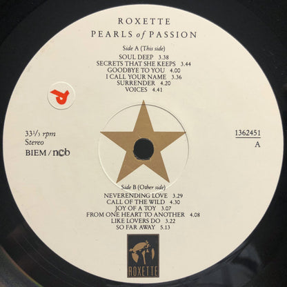 Roxette : Pearls Of Passion (LP, Album)