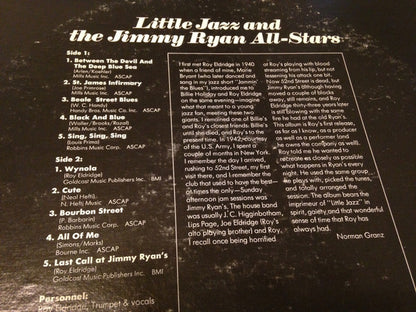 Roy Eldridge : Little Jazz And The Jimmy Ryan All-Stars (LP, Album)