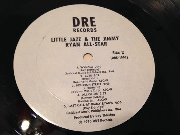 Roy Eldridge : Little Jazz And The Jimmy Ryan All-Stars (LP, Album)