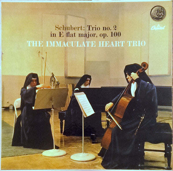 Franz Schubert - The Immaculate Heart Trio : Trio No. 2 In E Flat Major, Op. 100 (LP, Album, Mono)